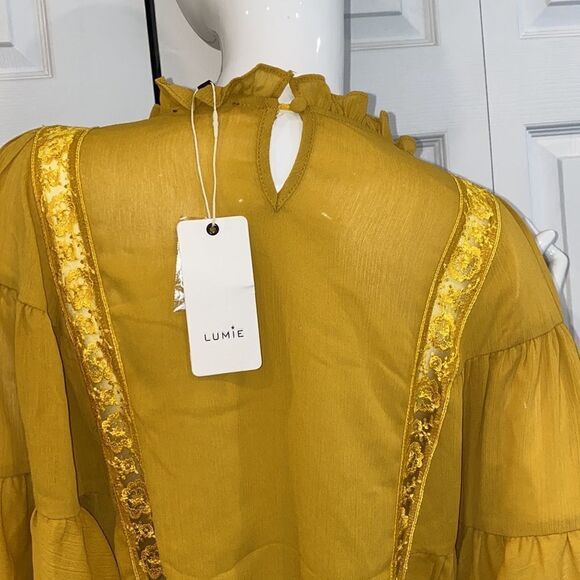 🔥lumie from Neiman Marcus blouse top - Picture 7 of 9